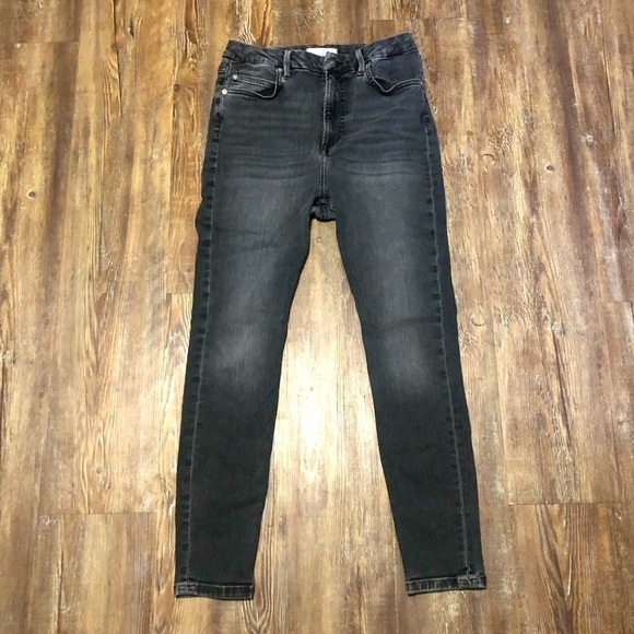 Free People Jeans Women's 30 Montana High Rise Denim in Milky Way Wash - Picture 1 of 6
